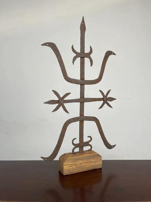 老铁”壽”字型大烛台，顺丰包邮 商品图0