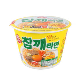 韩国进口不倒翁芝麻鸡蛋拉面110g