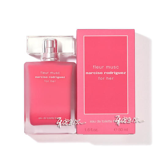 纳西索 玫瑰麝香诱人花卉淡香水EDT Narciso Rodriguez Fleur Musc for Her 纳茜素 小样/正装 商品图0