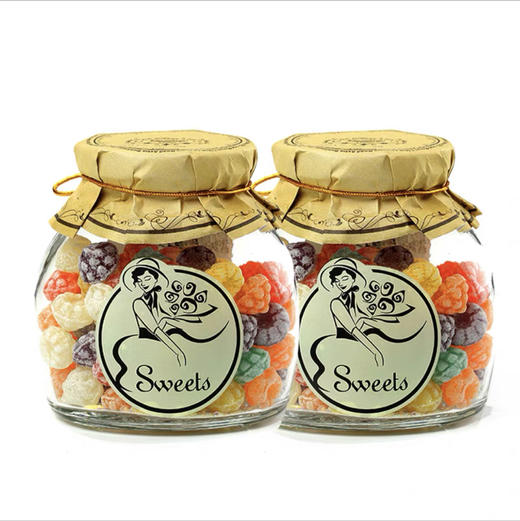 西班牙进口莎莎的店糖果水果糖瓶装零食伴手礼高颜值硬糖草莓玫瑰 商品图3