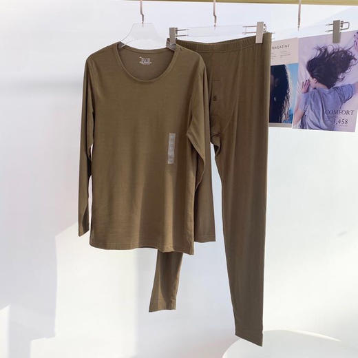 SUNJ522男士发热内衣套装 商品图6