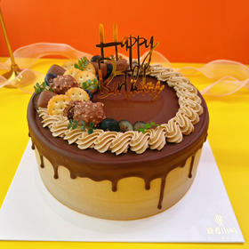 淋面蛋糕（榛子巧克力奶油）