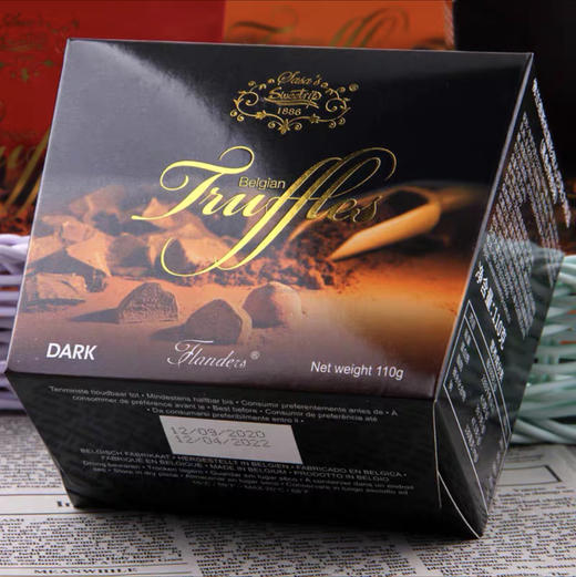 比利时Flanders佛兰德斯原装进口松露巧克力零食礼盒110g 商品图0