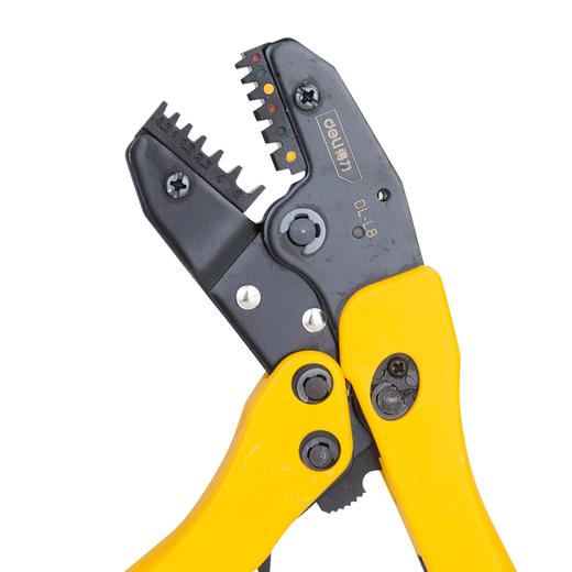 得力DL-L8欧式端子压接钳(黄) 商品图1