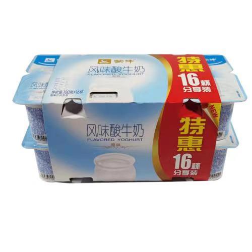 蒙牛风味酸牛奶100克*16杯 商品图0