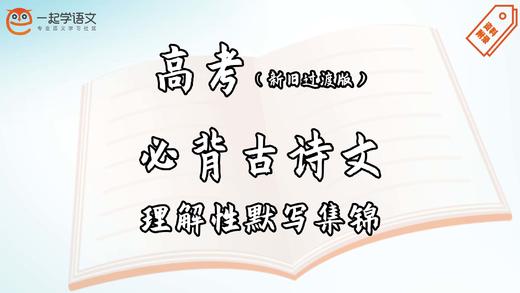 高考必背古诗文（新旧过渡版）理解性默写集锦 商品图0