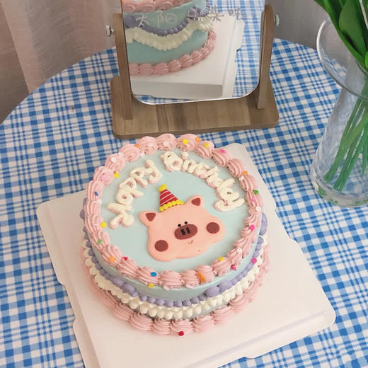 萌趣小猪（百分百进口动物奶油） 商品图0