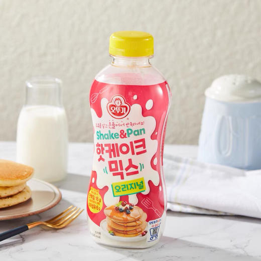 韩国进口不倒翁摇摇松饼粉原味/香蕉预拌粉150g方便早餐点心 商品图2