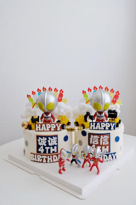 双胞胎奥特曼（下单备注名字和数字）