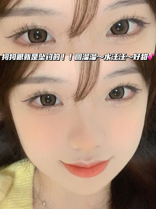 C15 粉棕狗狗眼【日抛·十片装】 商品图0