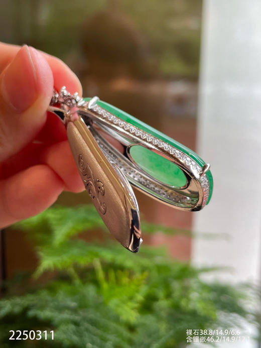 木纳艳绿冰种福瓜 79999【2250311】 商品图7