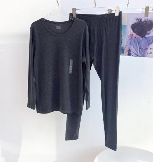 SUNJ522男士发热内衣套装 商品图3