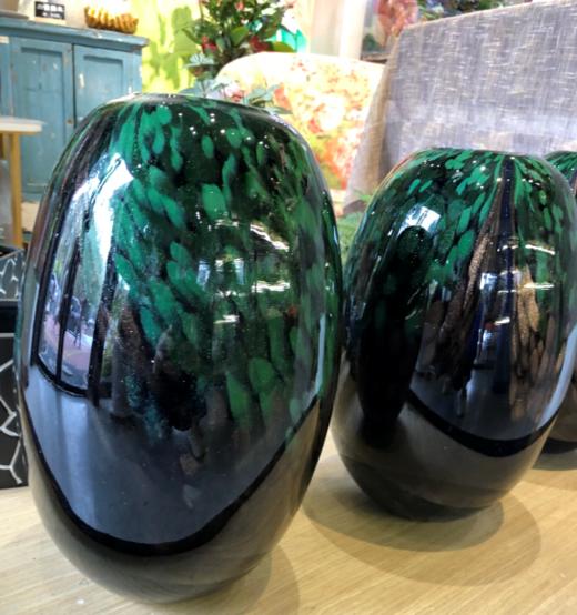 绿彩高椭瓶 商品图0