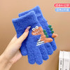 【童趣可爱保暖手套】秋冬款毛绒绒小恐龙分指五指手套男女宝宝保暖防冻不起球手套儿童 商品缩略图9