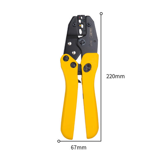 得力DL-L1绝缘端子压接钳(黄) 商品图2