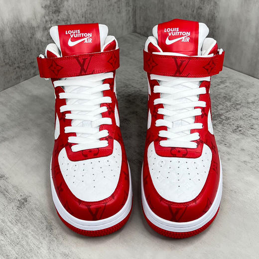 秋冬特惠💰750 LV男鞋 正确版 重金购入4双zp原鞋开发 Louis Vuitton x NIKE Air force1 22ss 商品图3