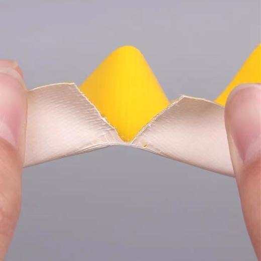 劲威彩色布基胶带 地毯胶 防水diy装饰装修地面无痕补漏黑黄警示胶布 地板保护膜加宽单面大力胶红色婚庆固定胶带48mm宽11米长 商品图7