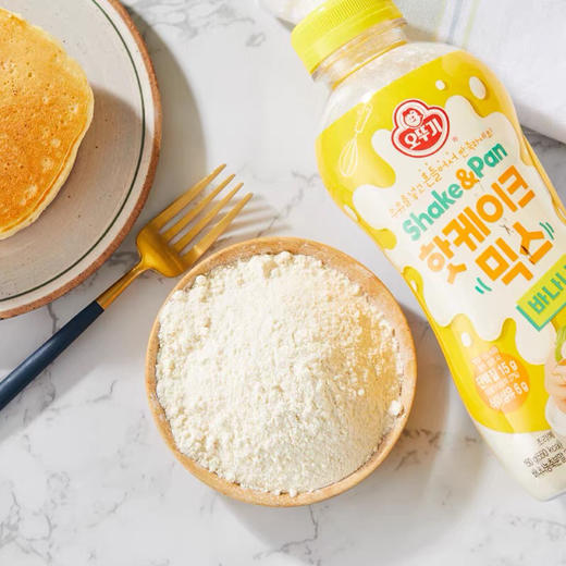韩国进口不倒翁摇摇松饼粉原味/香蕉预拌粉150g方便早餐点心 商品图1