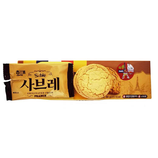 韩国进口零食 海太酥脆甜饼干84g早餐饼干 零食小吃休闲食品 商品图1