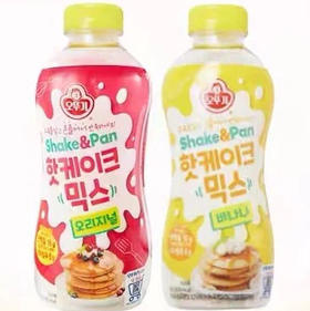 韩国进口不倒翁摇摇松饼粉原味/香蕉预拌粉150g方便早餐点心