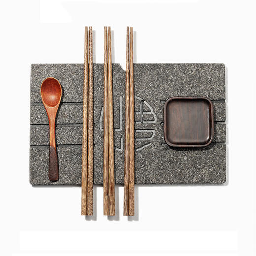 【日用百货】筷子家用实木高档餐具鸡翅木筷子无漆无蜡 商品图2