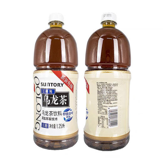 SUNTORY/三得利无糖乌龙茶解腻大瓶装茶饮料1.25L 商品图1
