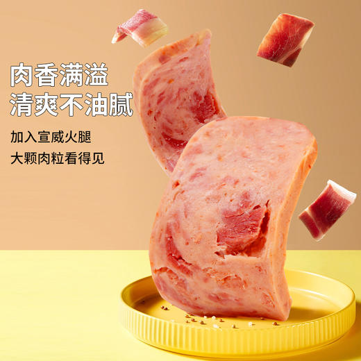 宣字 洞藏火腿午餐肉罐头 198g*3 商品图5