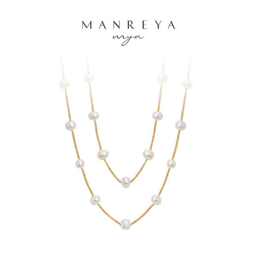 Manreya玛芮雅“星空坠落”满天星珍珠项链 商品图0