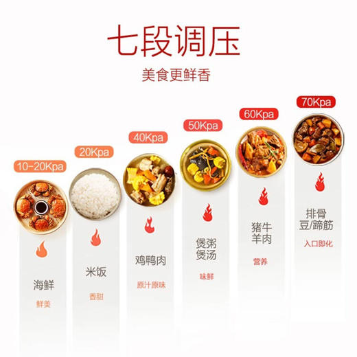 海尔  电压力锅  5L  智能家用蒸煮一机  PS-E5001Q1W 商品图3