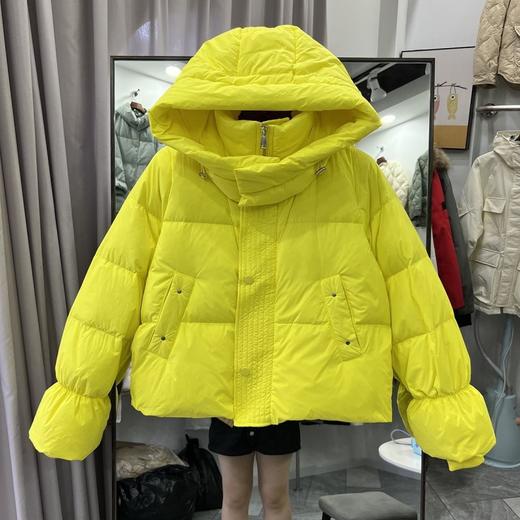 冬季连帽羽绒服女，加厚白鸭绒面包服韩版短款气质外套HR-9429519 商品图6