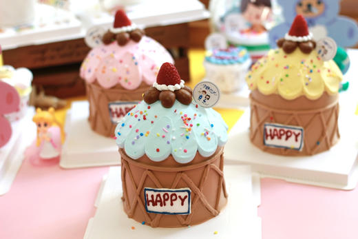 四寸加高六一儿童节奶油蛋糕 下单前请仔细阅读商品详情 商品图0