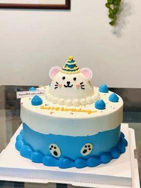 6-8寸  复古手绘立体小老鼠