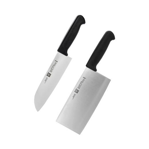 双立人（ZWILLING）厨房刀具套装 菜刀多用刀中片刀不锈钢2件套厨具 38850-000-722 Enjoy 商品图5