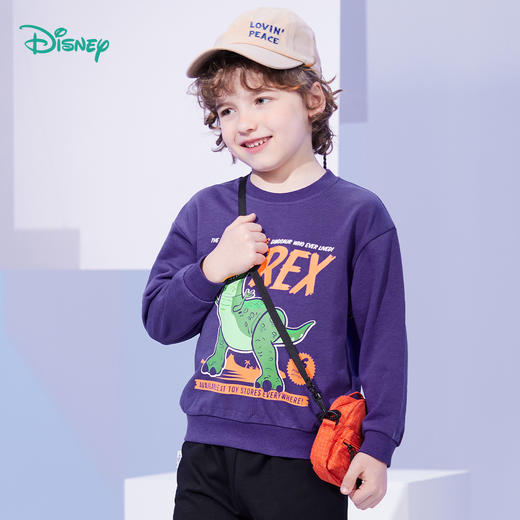 【商场同款】迪士尼童装男童卫衣秋季新品卡通简约酷帅休闲套头上衣 商品图8