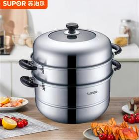 苏泊尔食品级304不锈钢蒸锅30C1