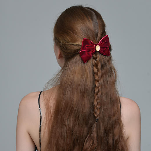 大英博物馆埃及系列安卡红丝绒蝴蝶首饰耳钉发带 商品图2