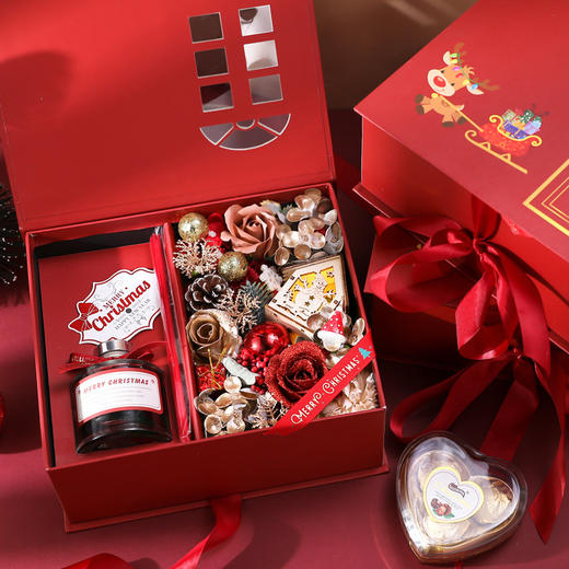 「数款可选！浪漫圣诞礼物」圣诞礼物永生花香薰礼盒 创意节日礼品伴手礼送礼物圣诞节礼盒 商品图3