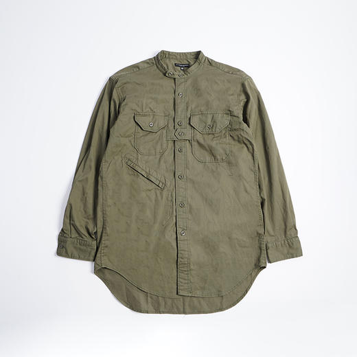 Engineered Garments Banded Collar Shirt 工装复古立领长袖衬衫 商品图1