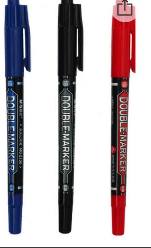 双头记号笔单支 商品图0