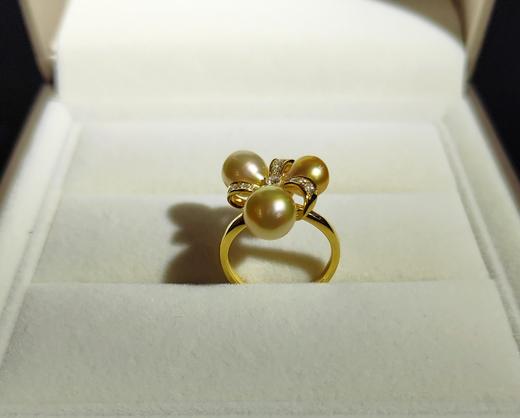 金珠Keshi 澳白Keshi 18K金戒指 商品图4