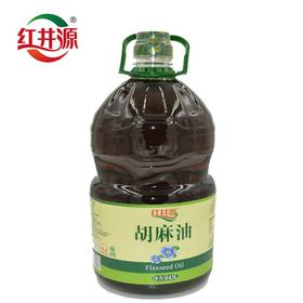 红井源  醇香 胡麻油4.5L 古法压榨 孕妇 月子 亚麻籽油 家庭装