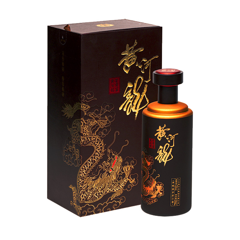 黄河龙百年窖 黑粮秘香型白酒 商务礼盒装 单瓶