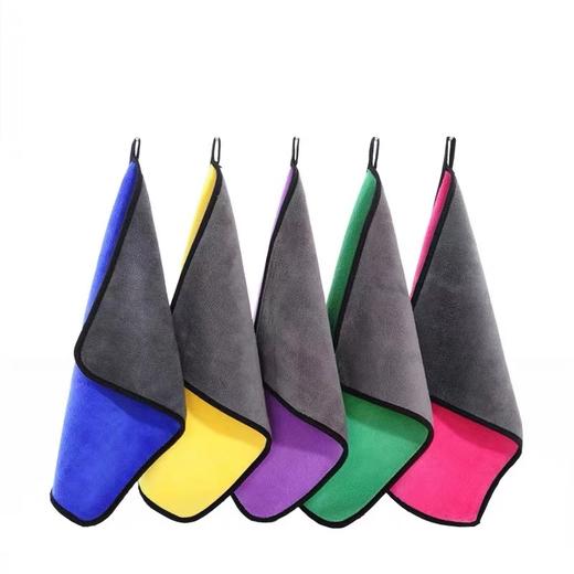 清洁用洗车毛巾擦车布30*40cm吸水加厚不掉毛抹布车用超细纤维室内清洁卫生擦玻璃 商品图8