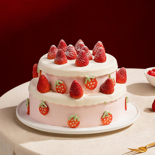 【雪顶草莓物语】鲜切草莓，融入软糯芋泥， 带来迷人芬芳。（赣州） 商品图6