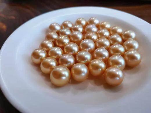 大溪地黑珍珠、南洋金珠K金钻石镶嵌设计款耳环 商品图5