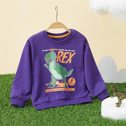 【商场同款】迪士尼童装男童卫衣秋季新品卡通简约酷帅休闲套头上衣 商品图7