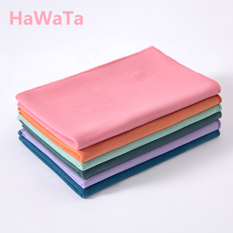 《5送1 12送3》华威特超细纤维止滑瑜伽铺巾/汗巾（无颗粒）