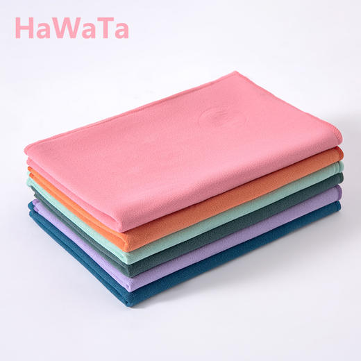 《5送1 12送3》华威特超细纤维止滑瑜伽铺巾/汗巾（无颗粒） 商品图0