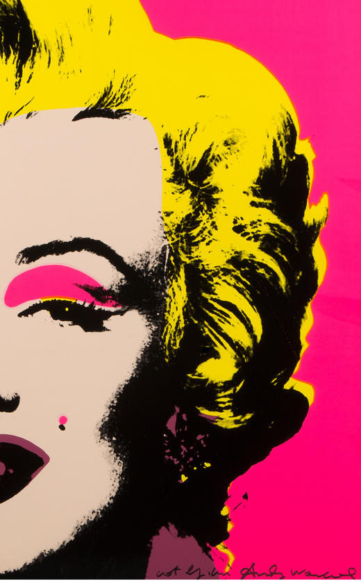 独角鹿西洋古董波普艺术家安迪·沃霍尔丝网版画《玛丽·莲梦露》 商品图2