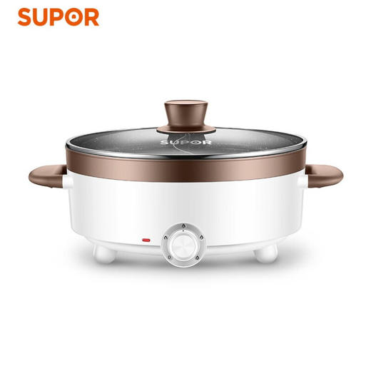 苏泊尔（SUPOR）H30YK17Y鸳鸯多功能电火锅多用途麦饭石锅 电热锅 5升大容量 电煮锅 不粘涮涮锅 商品图0